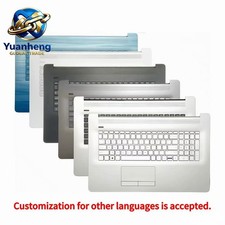 New HP 17-BY CA CR 17Z 17Q-CS 470G7 TPN-I133 Keyboard Upper Palmrest Cover US picture