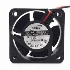 1PC NEW ADDA AD0412HB-C50 4020 12V 0.11A 4CM 2-wire double ball cooling fan picture