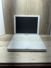 2002 Vintage Apple iBook A1005 Laptop NO Battery NO OS AS IS - READ picture
