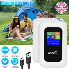 Portable Unlocked 5G LTE Wireless WiFi Router Mobile Broadband LCD MIFI Hotspot~ picture