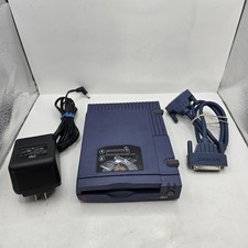 Vintage Iomega Zip 100 External 100MB PC Parallel Port Drive Z100P2 W/Cords picture
