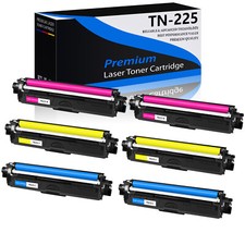6PK TN225 C Y M Color Toner Set for Brother HL-3140CW HL-3142CW HL-3152CDW picture