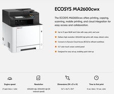 Kyocera ECOSYS MA2600cwx [110C1G2US0] picture