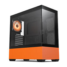 Vetroo K3 Mid-Tower ATX PC Gaming Case Dual-Chamber 270° Full View Tempered Glas picture