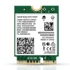 Intel AX411NGW vPro WiFi6e Wireless Card NGFF M.2 CNVio2 BT5.3 Bluetooth 2.4G... picture