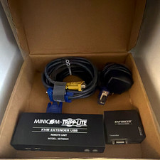 Tripp Lite Minicom ODT60001 KVM Extender USB Remote Unit, VGA to VGA, Black picture