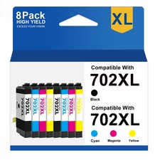 Compatible With 702XL Ink for Epson 702 WorkForce Pro WF-3720 WF-3730 WF-3733 picture