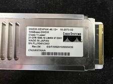 Cisco DWDM-XENPAK-46.12 10-2073-02 10G 80km 1546.12nm Ch 39 Optical Transceiver picture