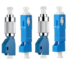 2Pcs Singlemode FC Male to LC Female Adapter & 2Pcs SC/UPC Male to LC/UPC Fem... picture
