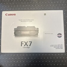 Canon FX7 Monochrome Laser Cartridge Genuine (BRAND NEW Sealed) picture