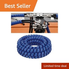 Pangda 25Ft Hose Protector Blue 3/4 Inch Spiral Wrap picture