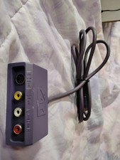GENUINE  ATI 8-Pin Mini Din TO 4 PIN S-Video 3 RCA Component Adapter Purple  picture