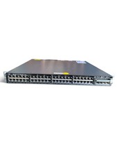 CISCO WS-C3650-48PQ-S 48 Port Gig PoE+ Switch 10Gig Uplinks 3650-48PQ-S DUAL PWR picture