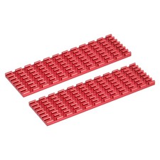 2 Pack M.2 SSD Heatsink Cooler with Thermal Pad for PC 70x22x3mm Red picture