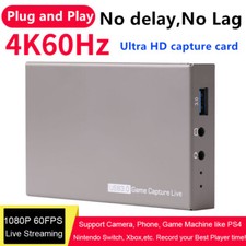 4K 60fps HDMI Game Capture Card USB 3.0 Video Live Streaming Recording Box w Mic picture