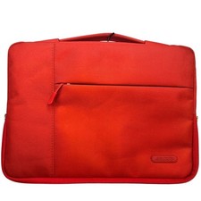 Mosiso Laptop Sleeve Bag Padded Zipper Pocket Red Tech picture