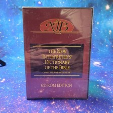 New Interpreter’s Dictionary Of The Bible: Complete 5 Vol Set PC CD-ROM Sealed picture