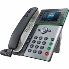 Hewlett Packard 89B53AA#ABA Poly Edge E350 IP Phone Black picture