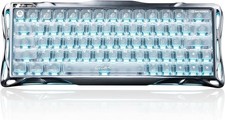 GravaStar Mercury V60 Pro 60% HE Magnetic Gaming Keyboard, True Silver Frost picture