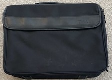 VINTAGE DELL LAPTOP BAG CARRIER TOTE HEAVY THICK 1990'S (16” x 12” x 3”) picture