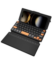 IPHONE Travel Keyboard w/Touchpad for iPad mini Galaxy Z Fold BT Black picture