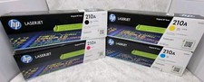 Genuine HP 210A CMYK Toner Print Cartridges Black, Magenta, Yellow, Cyan - Set picture