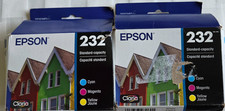 2 x Genuine Epson 232 Color Cartridge Combo-C/M/Y-OEM-NEW-3PK picture