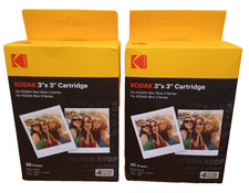 2X KODAK 4PASS Film Cartridge 3x3 for Mini 3 Retro & Mini Shot 3 Retro 60 Sheets picture