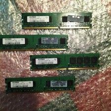 Kit 4GB (4x1GB) DDR2 PC2-5300 667MHz Elpida EBE11UD8AGWA-6E-E HP 377726-888 picture