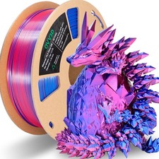 OVV3D PLA Filament 1.75mm, Silk PLA Dual Color 3D Printer Filament, Blue Red ... picture
