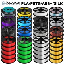 5/10KG New GEEETECH 3D Printer Filament 1KG/Roll PLA PETG TPU ABS+ Consumables picture