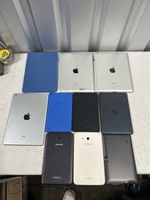 Lot of 10 Tablets Apple iPad Samsung Amazon Kindle Fire Untested As Is Parts picture