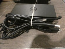 Dell D6000 Universal Dock - Black USB3.0 USB-C HDMI DisplayPort w/130w Adapter picture