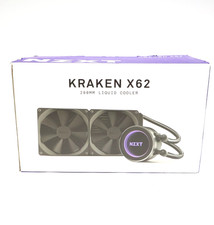 USED NZXT Kraken X62 280mm Liquid Cooler RL-KRX62-02 