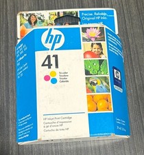 HP Inkjet 41 Tri-Color Ink Printer Cartridge Sealed Original Packaging New picture