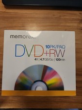 Memorex 4x DVD+RW , 4.7 GB/GO , 120 MIN , 10 PK/PAQ picture