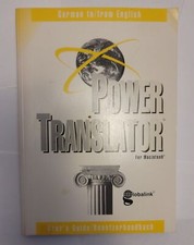 Globalink Power Translator 2.0 German To/From English for Macintosh User Guide picture