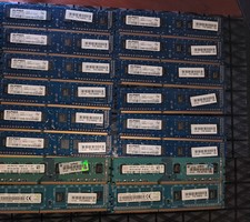 Lot of 16 (64 GB) Assorted 4GB DDR3 RAM (Elpida, Hynix, Ramaxel) picture