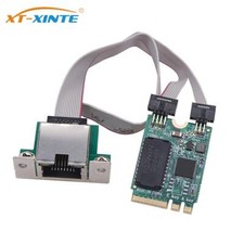 Mini PCIe / M.2 A+E KEY 10/100/1000M/2.5G Gigabit Ethernet Card R45 Port Network picture