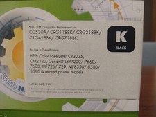 CC530A Black Toner Cartridges (Qty 4) - Newly Refilled from by ADI picture