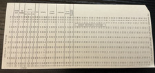 25 Vintage Punch Cards New Never Punched : Branded : UNIVAC : Dated 4-1-65 picture