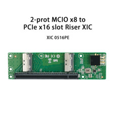 Shinreal XIC 0516PE 2-Port MCIO 8I to PCIe X16 Riser Card Adapter picture