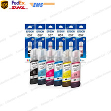 Epson 057 Ink Bottle 6 Color Pack Set for L8050 L18050 EcoTank Printer picture