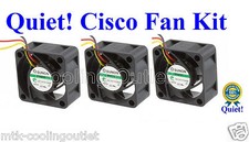 Super Quiet Cisco SF300-48P FAN KIT, 3x new Sunon MagLev fans12~18dBA Noise picture