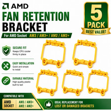 5-Pack AMD CPU Cooling Fan Retention Bracket Mount for Socket AM3 AM3+ AM2 AM2+ picture