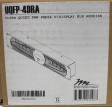 MIDDLE ATLANTIC UQFP-4DRA Ultra Quiet Fan Panel with Display / BLK Anodized picture