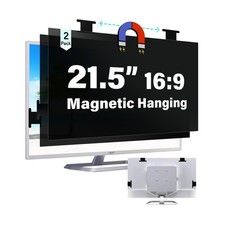 [2 Pack] Magnetic Hanging 21.5 Inch Computer Privacy Screen for 16:9 Aspect R... picture