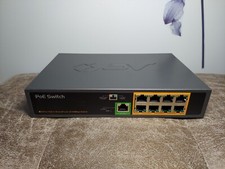 BV-Tech POE-SW801 8 PoE+ Ports With 1 Ethernet Uplink 120W Black New Open Box picture