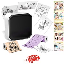 M02X Mini Bluetooth Printer - Inkless Sticker Maker for Creative Printing picture