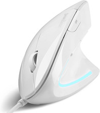 Perixx PERIMICE-513W Wired Ergonomic USB Mouse - 6 Buttons with 1000/1600 DPI - picture